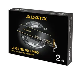ADATA Legend 900 PRO 2 TB / SSD / M.2 2280 / PCIe Gen4x4 / Lesen: 7400 MB/s / Schreiben: 6500 MB/s / Kühler / 5R