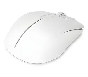 Dicota Notebook weiß / Kabellose Maus / Bluetooth + 2,4 GHz Funk / Akku / 1600 DPI / USB-C-Ladefunktion