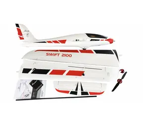 AMEWI AMXPlanes Swift 2100 rot/weiß / RC-Motorsegler / EPO / Spannweite 2,1 m / PNP / 30 Minuten Flugzeit