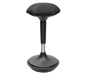 LogiLink Active Sitzhocker schwarz / Sitzhocker / höhenverstellbar / 63-87 cm / bis 125 kg