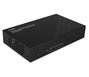 Lindy 4- Port HDBaseT HDMI-Extender schwarz / HDBaseT-Extender / 4K 60Hz / 100 m / Cat.6 / PoC
