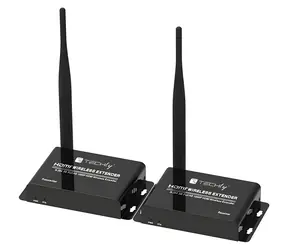 Techly IDATA HDMI-WL55 schwarz / HDMI-Extender / kabellos / Wi-Fi / Full HD 60 Hz / 50 m
