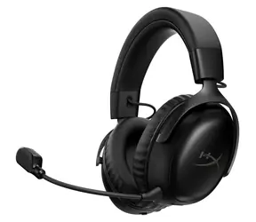 HyperX Cloud III S Kabelloses Gaming-Headset, schwarz / Bluetooth 5.3 / Akkulaufzeit 120 Stunden