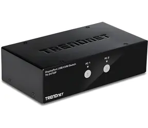 Trendnet TK-241DP / KVM-Switch / DisplayPort 1.2 / 4K UHD / USB-Hub / Audio