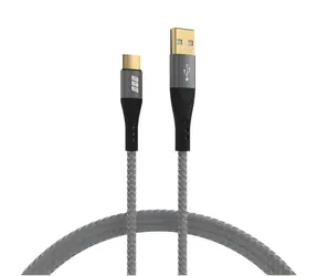EFB / USB-A auf USB-C Datenkabel / 60 W / 3M / grau