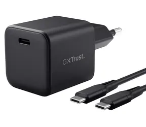 Trust GXT1258 / USB-C-Ladegerät / 65 W / GaN / PD 3.0 / für Nintendo Switch 2