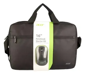 Acer Starter Kit 16" Schwarz / Rucksack und kabellose Maus / Bluetooth / 1600 DPI