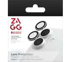 ZAGG InvisibleShield Premium Glass stříbrná / Ochranné sklo čoček / Apple iPhone 17/16/16+ / 2 ks