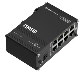 Teltonika TSW040 / Industrie-Switch / 8x LAN 10/100 / PoE 240W / IP30
