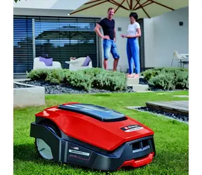 Einhell FREELEXO 1200 LCD BT rot / Mähroboter / 1200 m / 18 V 5,2 Ah / LCD-Display / Bluetooth
