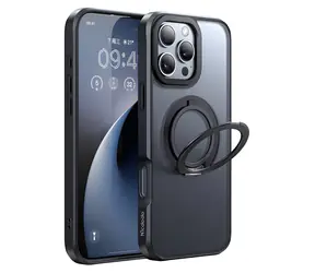 Mcdodo PC-4933 schwarz / Hülle / MagSafe / 360°-Ständer / iPhone 16 Pro Max