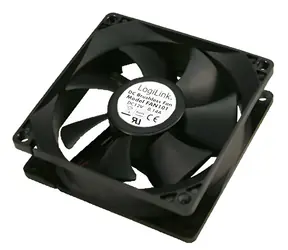 LogiLink Lüfter 80x80 mm schwarz / Lüfter / 2500 U/min / 32,6 dB / 4-Pin