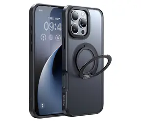 Mcdodo PC-4932 schwarz / Hülle / MagSafe / 360°-Ständer / iPhone 16 Pro
