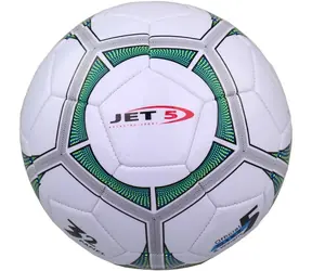 grüner Fußball / Größe 5 / Gummi