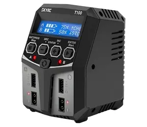 SkyRC T100 / Ladegerät / LiPo, LiFe, NiMH / 2x 50W / 5A / XT60