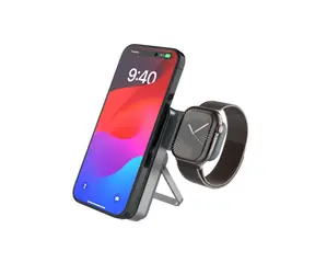 MagZen 5 FIXED , grau / Powerbank / MagSafe / 5000 mAh / 20 W / Ladegerät für Apple Watch