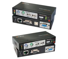 Lindy Combo 300 / KVM-Extender / VGA / PS/2 & USB / Cat5-6 UTP / 300 m