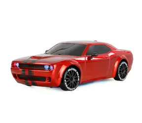 AMEWI RC Drift Muscle Car rot / Automodell / Maßstab 1:20 / Allradantrieb / RTR / LED-Hintergrundbeleuchtung