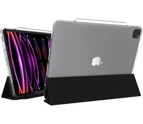 ZAGG Crystal Palace Folio transparent / Schutzhülle / Apple iPad Pro 12,9" / mit 2 m langem, stoßfestem Ständer