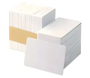ZEBRA Plastikkarten, 500 Stück / PVC / weiß / geringere Stärke