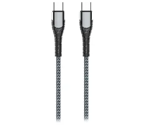 Colorway: Grau / Datenkabel / USB-C - USB-C / 65 W (3 A) / 2 m