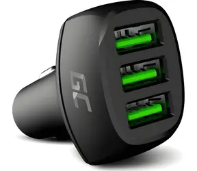 Green Cell PowerRide CADGC01 / Autoladegerät / 3x USB-A / 3A