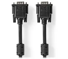 Nedis VGA-Kabel schwarz / Kabel / VGA (D-SUB) Stecker - VGA-Stecker / 10 m / lose