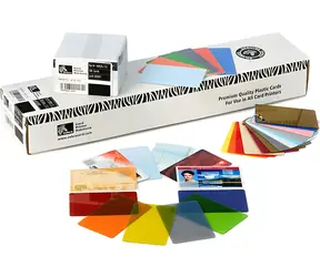 ZEBRA Classic Plastikkarten, 500 Stück (104523-215) / PVC / 0,38 mm (15 mil) / weiß