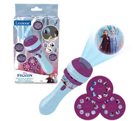 Lexibook-Taschenlampe mit Frozen-Bilderprojektor / Taschenlampe mit Projektor / Frozen / 24 Bilder / 3 Filmrollen