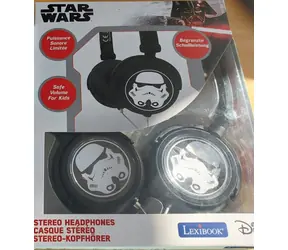 Lexibook Star Wars Stormtrooper Kopfhörer schwarz / kabelgebunden / faltbar / Lautstärkebegrenzung