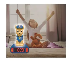 LEXIBOOK Wecker Paw Patrol mit Leuchtfigur / Wecker / 3D-Nachtlicht / Schlummerfunktion