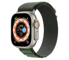 Devia Deluxe Sport5 44/45/49 mm Khakigrün / Armband für Apple Watch / Nylon / Verstellbar