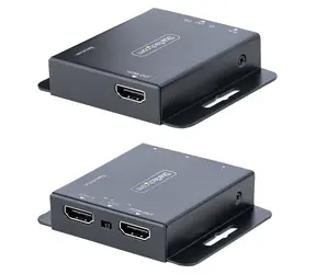 StarTech HDMI-Extender über CAT6 4K PoC / AV-Extender / 4K 60Hz / Audio 7.1 / Metall schwarz