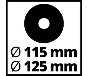 Einhell TS 115/125 / Trennständer / für Winkelschleifer 115-125 mm / Schnitttiefe 30 mm