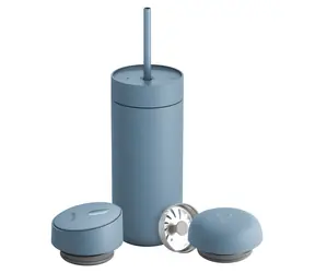 Fellow Carter Move hellblauer Isolierbecher / 3 Deckel / 473 ml