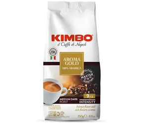 Kimbo Aroma Gold 250 g / Kaffeebohnen / 100 % Arabica