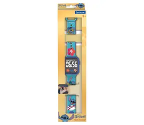 LEXIBOOK Digitaluhr Stitch / Kinderuhr / Wecker / LED-Anzeige / verstellbares Armband / ab 3 Jahren