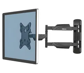Fellowes TV-Wandhalterung 23-55 Zoll, schwarz / neigbar, ausziehbar und drehbar / VESA bis zu 400 x 400 mm