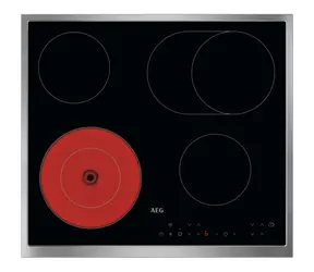 AEG NRN64A06XB schwarz / Kochfeld / Touch-Bedienung / Display / 57,6 cm