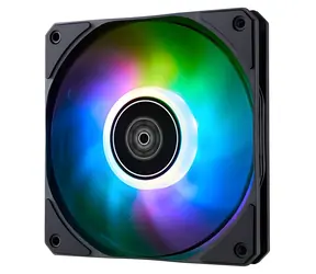 Silverstone SST-AS120B-ARGB schwarz/transparent / PC-Gehäuselüfter / 120x120x15 mm / ARGB / PWM