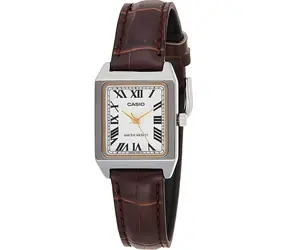 Casio LTP-V007L-7B2 schokoladenbraun / Damen-Analoguhr