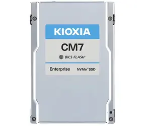 KIOXIA CM7- R 1,92 TB / SSD / U.3 / PCIe 5.0 x4 / TLC / Lesegeschwindigkeit: 14.000 MB/s / R: 3.500 MB/s / MTBF: 2,5 Std. / 5 Jahre
