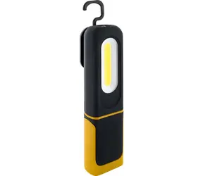 Schwaiger WLED0080 schwarz/gelb / Arbeitsleuchte / wiederaufladbar / 5W / COB / IP43