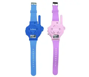 LEXIBOOK Stitch Walkie-Talkie-Uhr / Reichweite 200 m / Kompass / Wiederaufladbarer Akku / ab 6 Jahren
