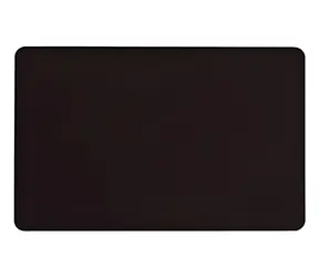 ZEBRA Plastikkarten, lebensmittelecht, 500 Stück / PVC / 0,76 mm (30 mil) / schwarz/schwarz, glänzend