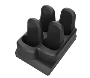 ZEBRA Ladeadapter CS6080 schwarz / Induktives Laden / 4-Steckplatz