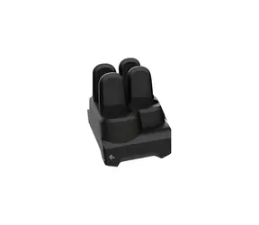 ZEBRA CS6080 ShareCradle schwarz / Ladestation / 4 Steckplätze / Induktives Laden / Netzteil und DC Kabel