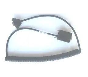 ZEBRA Spiralkabel RS232-DB9 schwarz / Kabel / Für Barcode-Lesegeräte / 0,8 m