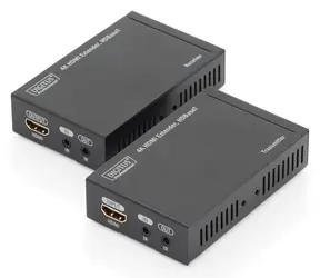 Digitus Black / HDMI-Extender-Set / HDBaseT / 4K 30Hz / 70 m / IR