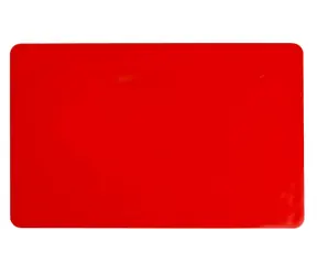 ZEBRA Plastikkarten, 500 Stück / PVC / 30 mil (0,76 mm) / rot